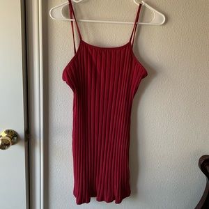 RIBBED BODY CON DRESS